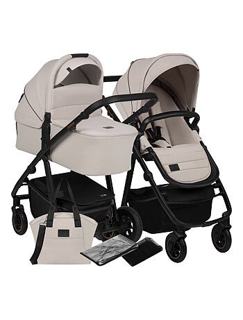Cochecito 2 en 1 LIONELO Amber Plus - Pack de cochecito, capazo, bolso y accesorios