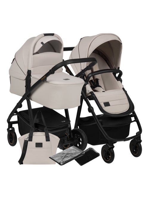 Cochecito 2 en 1 LIONELO Amber Plus - Pack de cochecito, capazo, bolso y accesorios - Kiabi