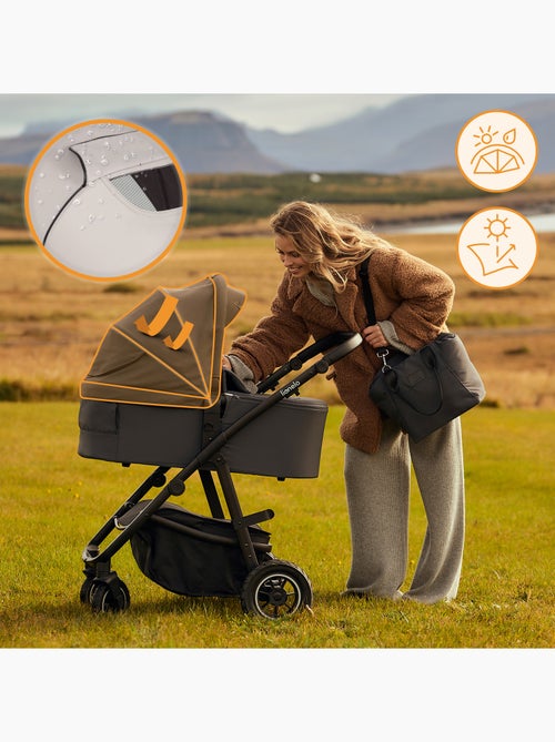 Cochecito 2 en 1 LIONELO Amber Plus - Pack de cochecito, capazo, bolso y accesorios - Kiabi