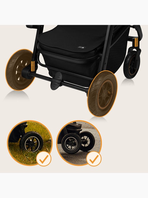 Cochecito 2 en 1 LIONELO Amber Plus - Pack de cochecito, capazo, bolso y accesorios - Kiabi