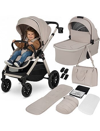 Sistema de viaje 2 en 1 LIONELO Layla - Hasta 22 kg - El sistema de viaje incluye cochecito, capazo,