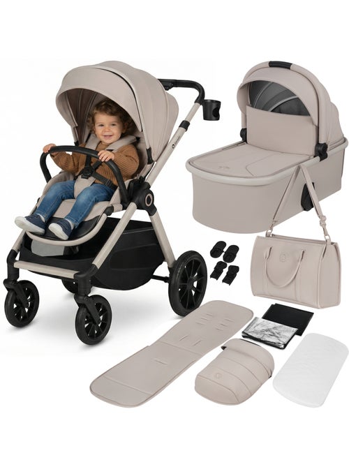 Cochecito 2 en 1 LIONELO Layla - Pack de cochecito, capazo y accesorios -  Hasta 22 kg - Kiabi
