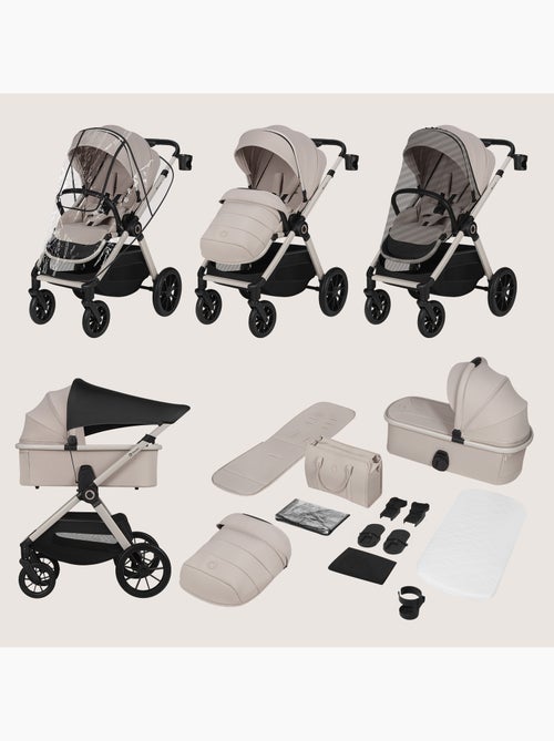 Cochecito 2 en 1 LIONELO Layla - Pack de cochecito, capazo y accesorios -  Hasta 22 kg - Kiabi
