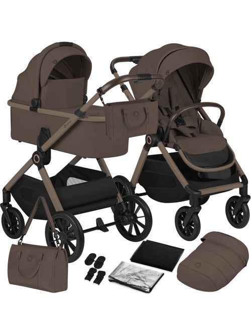 Cochecito 2 en 1 LIONELO Layla - Pack de cochecito, capazo y accesorios -  Hasta 22 kg - Kiabi