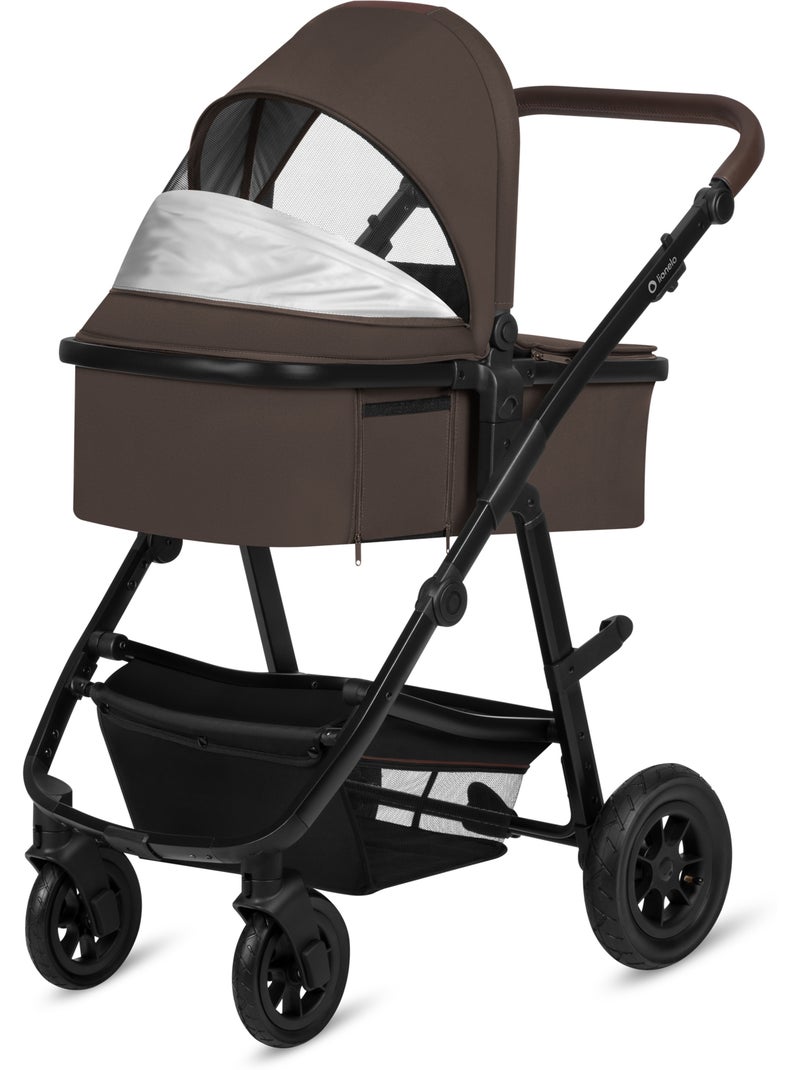 Cochecito 3 en 1 LIONELO Amber - 0-22 kg - Cochecito, capazo, silla de coche, bolso y accesorios N/D - Kiabi
