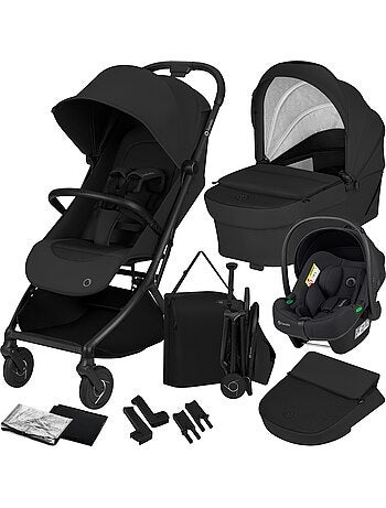 Cochecito 3 en 1 LIONELO Sia - Ultraligero - Pack compacto - Capazo - Silla de coche - Accesorios