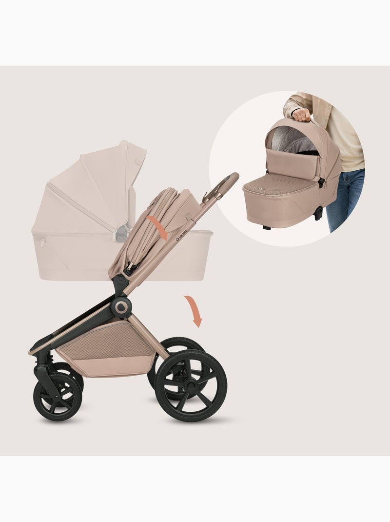 Cochecito combinado 2 en 1 LIONELO Freya - Capazo - Accesorios Beige - Kiabi