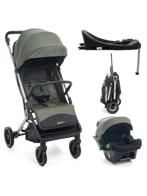 Cochecito combinado dúo 2 en 1 - asiento de coche grupo 0+ lioni con base - Kiabi Cochecito combinado dúo 2 en 1 - asiento de coche grupo 0+ lioni con base - Kiabi