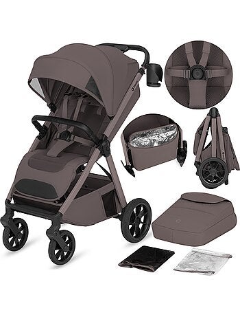 Cochecito compacto lionelo bett- ligero y plegable - hasta 22 kg