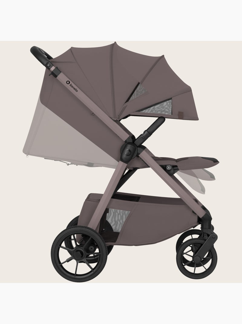 Cochecito compacto lionelo bett- ligero y plegable - hasta 22 kg Beige oscuro - Kiabi