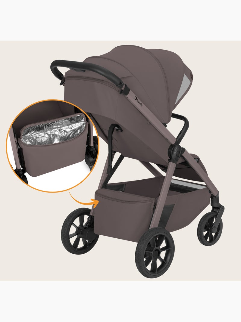 Cochecito compacto lionelo bett- ligero y plegable - hasta 22 kg Beige oscuro - Kiabi