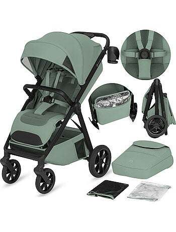 Cochecito compacto lionelo bett- ligero y plegable - hasta 22 kg