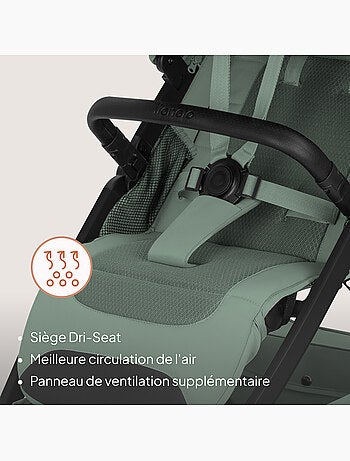 Cochecito compacto lionelo bett- ligero y plegable - hasta 22 kg