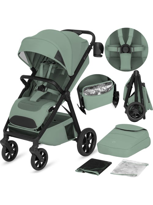 Cochecito compacto lionelo bett- ligero y plegable - hasta 22 kg - Kiabi Cochecito compacto lionelo bett- ligero y plegable - hasta 22 kg - Kiabi