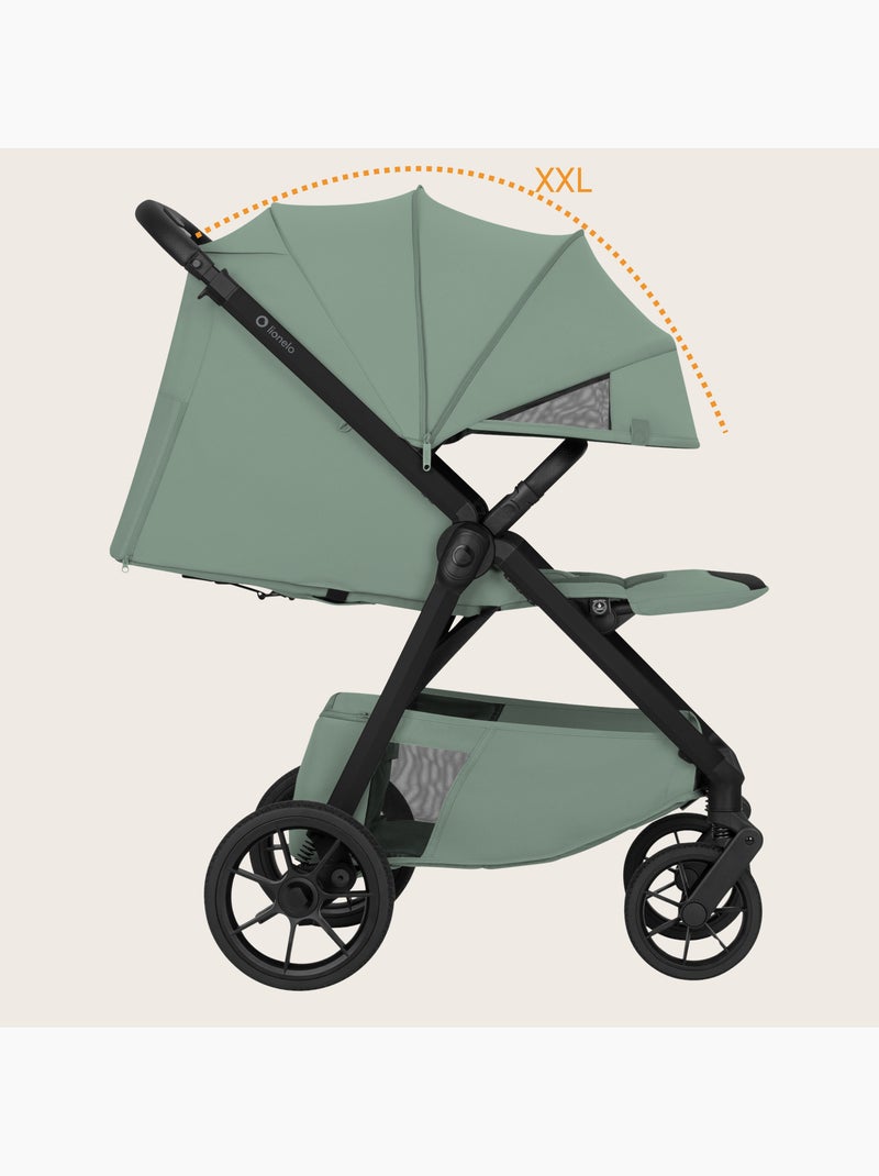 Cochecito compacto lionelo bett- ligero y plegable - hasta 22 kg Verde - Kiabi