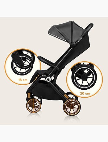 Cochecito compacto LIONELO Cloe - Ligero y plegable - Hasta 22 kg