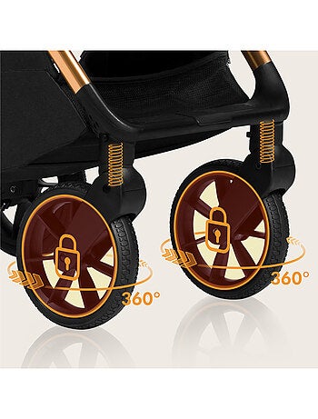 Cochecito compacto LIONELO Cloe - Ligero y plegable - Hasta 22 kg