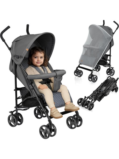 Cochecito compacto LIONELO Elia - Ligero - 6-36 meses - Mosquitera incluida - Kiabi