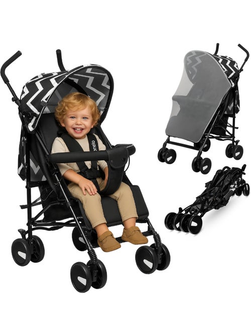Cochecito compacto LIONELO Elia - Ligero - 6-36 meses - Mosquitera incluida - Kiabi