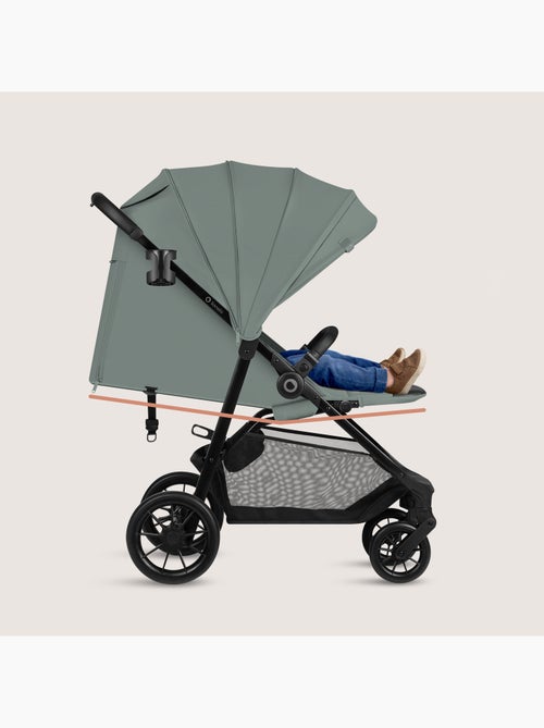 Cochecito compacto LIONELO Emerald - Ligero - Amortiguación - Plegable con una sola mano - Kiabi