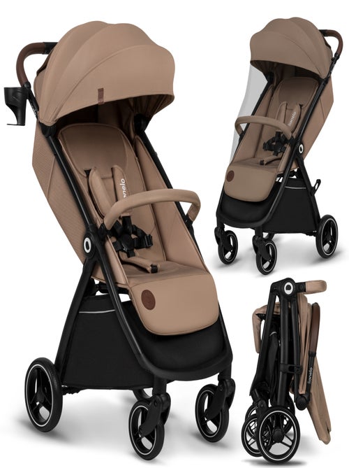 Cochecito compacto LIONELO Ingrid - Suspensión - Hasta 22 kg - Ligero y plegable - Kiabi