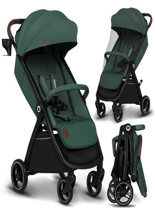 Cochecito compacto LIONELO Ingrid - Suspensión - Hasta 22 kg - Ligero y plegable - Kiabi