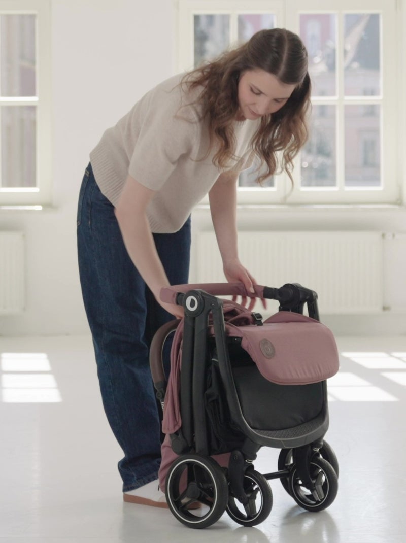 Cochecito compacto LIONELO Ingrid - Suspensión - Hasta 22 kg - Ligero y plegable Rosa - Kiabi