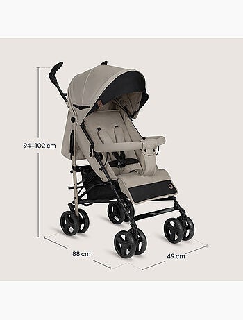 Cochecito compacto LIONELO Irma - 6-36 meses - Mosquitera incluida - Ligero - Amortiguadores delante