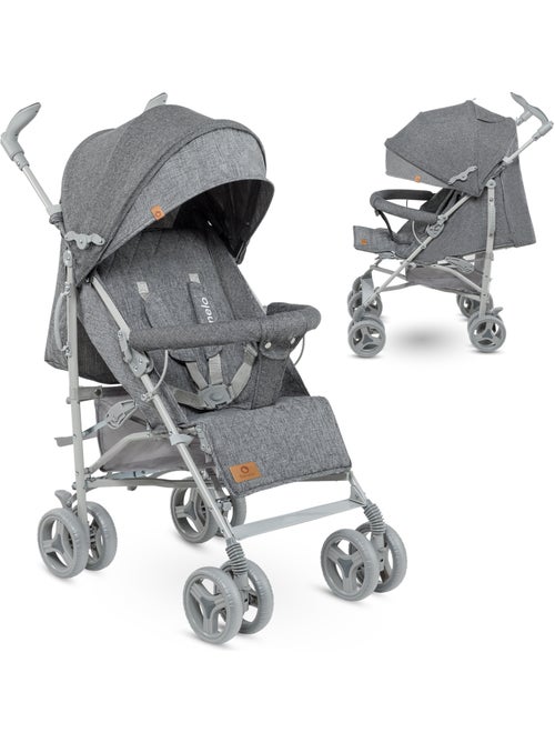 Cochecito compacto LIONELO Irma - 6-36 meses - Mosquitera incluida - Ligero - Amortiguadores delante - Kiabi