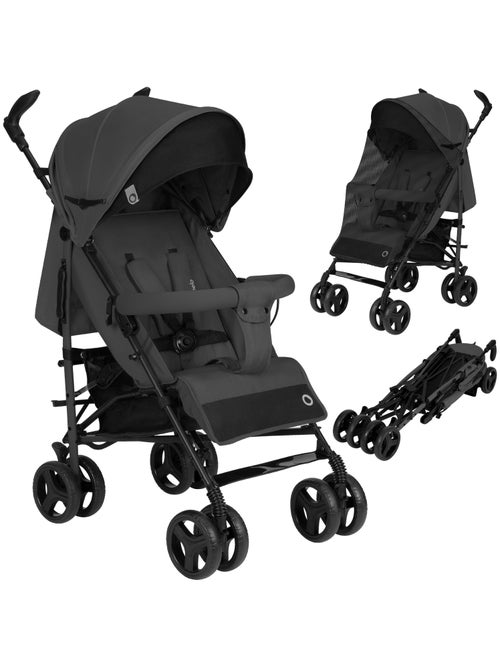 Cochecito compacto LIONELO Irma - 6-36 meses - Mosquitera incluida - Ligero - Amortiguadores delante - Kiabi