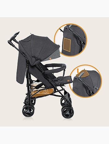 Cochecito compacto LIONELO Irma - 6-36 meses - Mosquitera incluida - Ligero - Amortiguadores delante