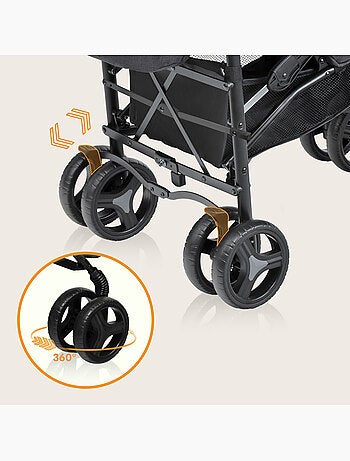 Cochecito compacto LIONELO Irma - 6-36 meses - Mosquitera incluida - Ligero - Amortiguadores delante