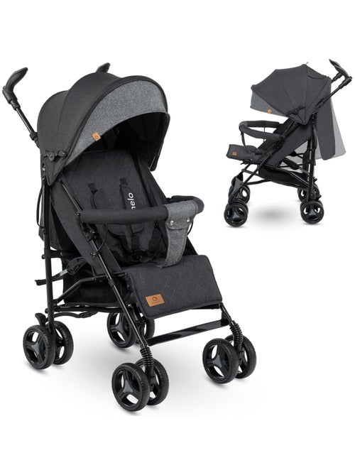 Cochecito compacto LIONELO Irma - 6-36 meses - Mosquitera incluida - Ligero - Amortiguadores delante - Kiabi