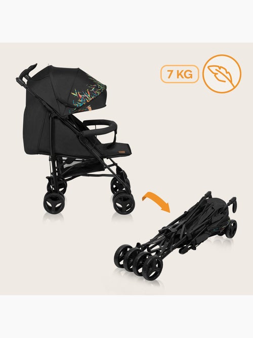 Cochecito compacto LIONELO Irma - 6-36 meses - Mosquitera incluida - Ligero - Amortiguadores delante - Kiabi