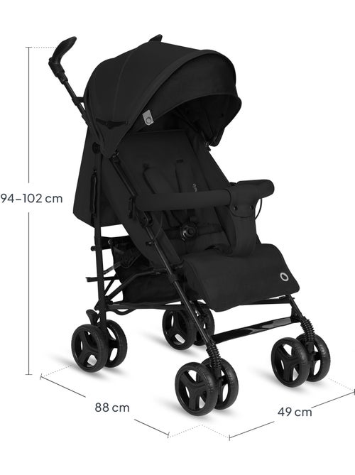 Cochecito compacto LIONELO Irma - 6-36 meses - Mosquitera incluida - Ligero - Amortiguadores delante - Kiabi