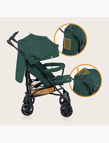 Cochecito compacto LIONELO Irma - 6-36 meses - Mosquitera incluida - Ligero - Amortiguadores delante