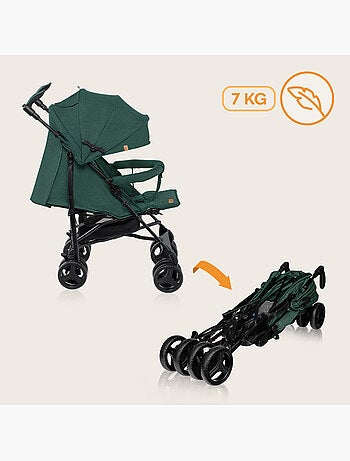 Cochecito compacto LIONELO Irma - 6-36 meses - Mosquitera incluida - Ligero - Amortiguadores delante