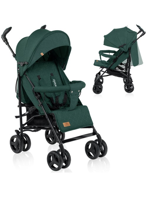 Cochecito compacto LIONELO Irma - 6-36 meses - Mosquitera incluida - Ligero - Amortiguadores delante - Kiabi