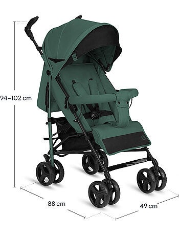 Cochecito compacto LIONELO Irma - 6-36 meses - Mosquitera incluida - Ligero - Amortiguadores delante