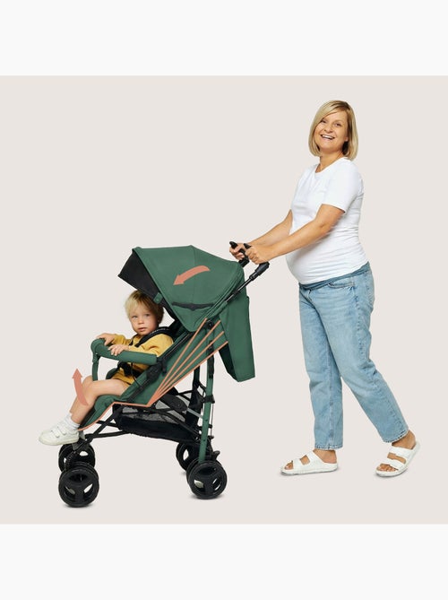 Cochecito compacto LIONELO Irma - 6-36 meses - Mosquitera incluida - Ligero - Amortiguadores delante - Kiabi