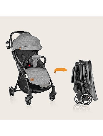 Cochecito compacto LIONELO Julie One - Hasta 22 kg - Ligero y plegable - Accesorios