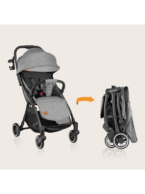 Cochecito compacto LIONELO Julie One - Hasta 22 kg - Ligero y plegable - Accesorios - Kiabi