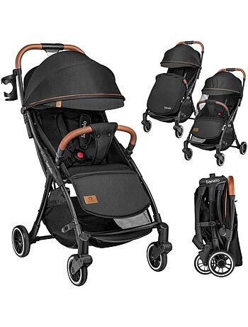 Cochecito compacto LIONELO Julie One - Hasta 22 kg - Ligero y plegable - Accesorios