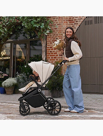Cochecito compacto LIONELO Mika Plus - Hasta 22 kg - Ligero y plegable - Accesorios