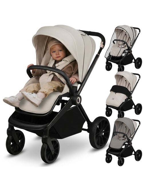 Cochecito compacto LIONELO Mika Plus - Hasta 22 kg - Ligero y plegable - Accesorios - Kiabi Cochecito compacto LIONELO Mika Plus - Hasta 22 kg - Ligero y plegable - Accesorios - Kiabi