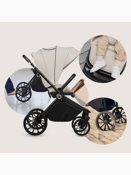 Cochecito compacto LIONELO Mika Plus - Hasta 22 kg - Ligero y plegable - Accesorios - Kiabi Cochecito compacto LIONELO Mika Plus - Hasta 22 kg - Ligero y plegable - Accesorios - Kiabi