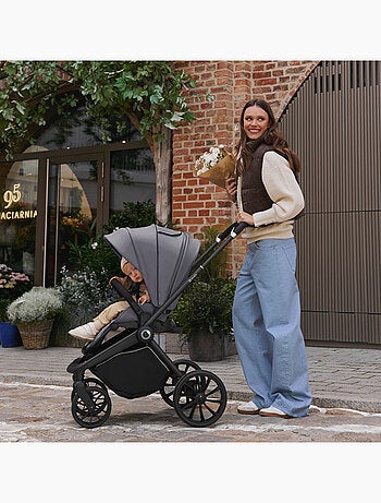 Cochecito compacto LIONELO Mika Plus - Hasta 22 kg - Ligero y plegable - Accesorios