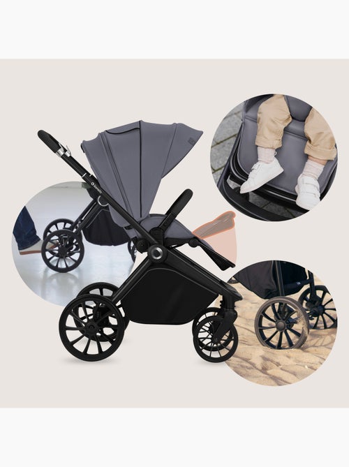 Cochecito compacto LIONELO Mika Plus - Hasta 22 kg - Ligero y plegable - Accesorios - Kiabi Cochecito compacto LIONELO Mika Plus - Hasta 22 kg - Ligero y plegable - Accesorios - Kiabi