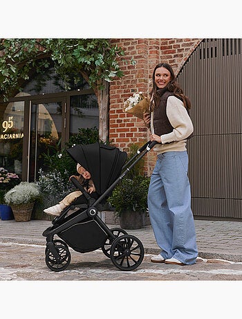 Cochecito compacto LIONELO Mika Plus - Hasta 22 kg - Ligero y plegable - Accesorios