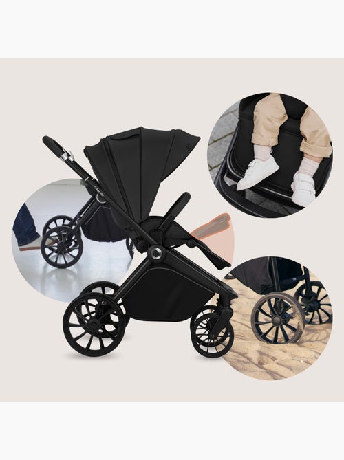 Cochecito compacto LIONELO Mika Plus - Hasta 22 kg - Ligero y plegable - Accesorios - Kiabi Cochecito compacto LIONELO Mika Plus - Hasta 22 kg - Ligero y plegable - Accesorios - Kiabi
